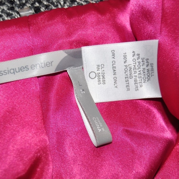 Nordstrom CLASSIQUES ENTIER Herringbone Tweed Coat - Picture 8 of 8